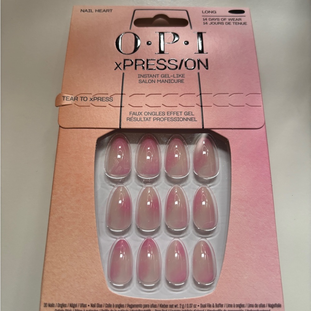 xPRESS/ON Instant Gel-Like Salon Manicure - Nail Heart